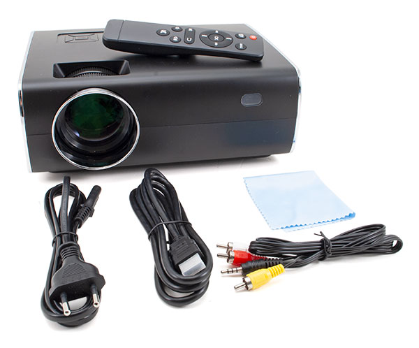 Full HD projector with screen up to 250"
