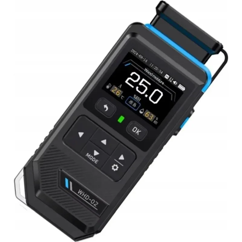 Pin-type moisture meter with colour display, 0.1% to 55% range - Image 9