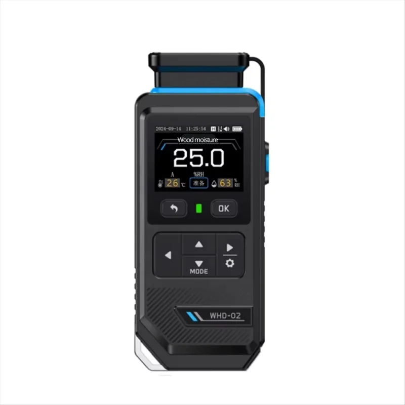 Pin-type moisture meter with colour display, 0.1% to 55% range - Image 1