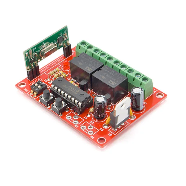 2-Channel 433 MHz Receiver with Self-Learning Coding - Kit - Image 1