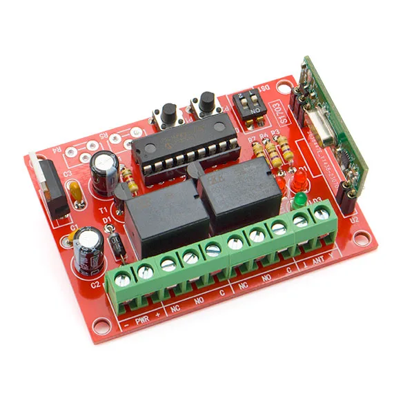 2-Channel 433 MHz Receiver with Self-Learning Coding - Kit - Image 4