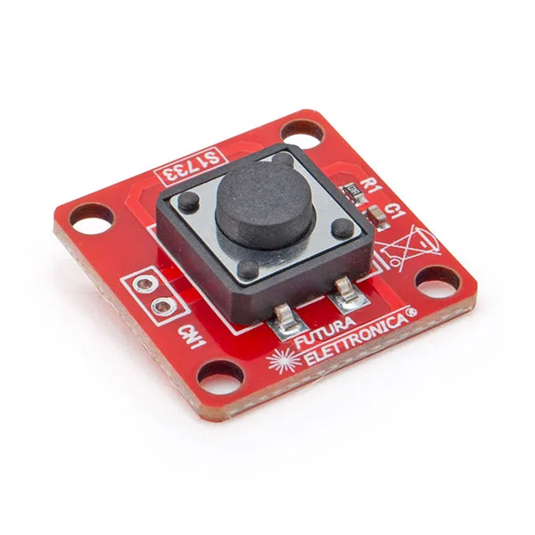 12x12 mm Push Button with Debounce Circuit - Image 1