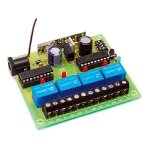 433 MHz 4-channel self-learning receiver - KIT
