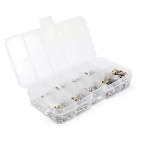 Box of 320 stainless steel screws and nuts M2-M5