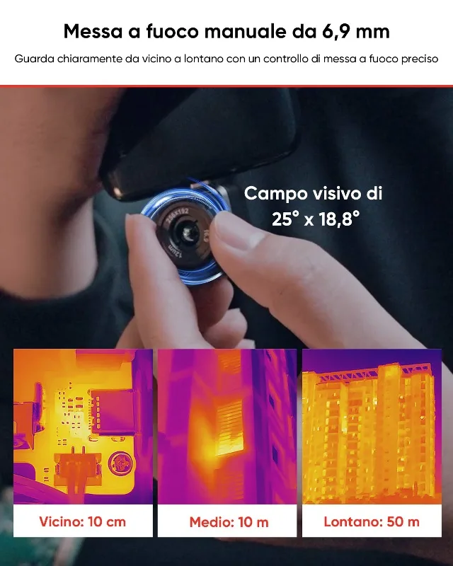 Professional thermal camera for smartphones with 256x192 px sensor - Image 8