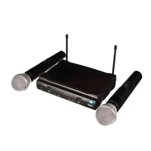 2-Channel UHF Wireless Microphone System