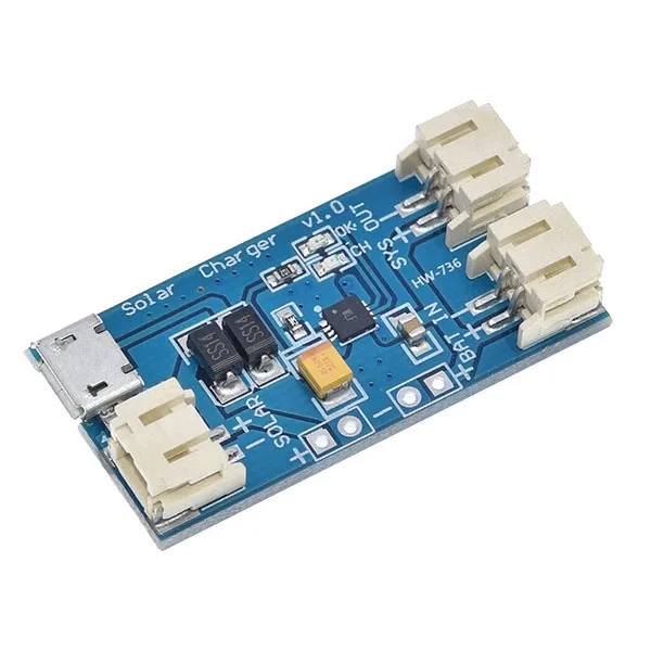 500mA solar charge controller - MPPT for LiPo lithium batteries - Image 1