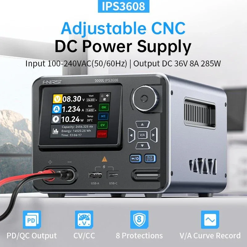 Digital Bench Power Supply 0–36 V / 0–8 A with 2.8″ Color Display - Image 9