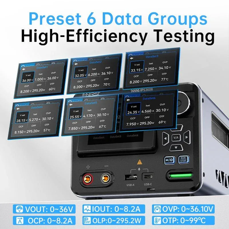 Digital Bench Power Supply 0–36 V / 0–8 A with 2.8″ Color Display - Image 6