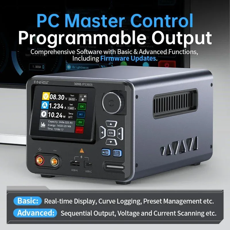 Digital Bench Power Supply 0–36 V / 0–8 A with 2.8″ Color Display - Image 5