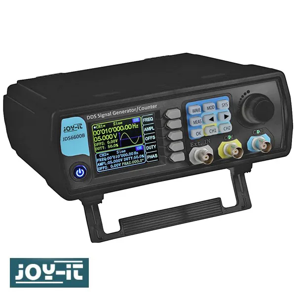 2-Channel Signal Generator and Frequency Counter - 60 MHz - Black - Image 1