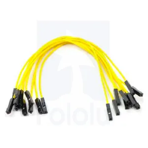 Female-to-Female Jumper Wires Yellow