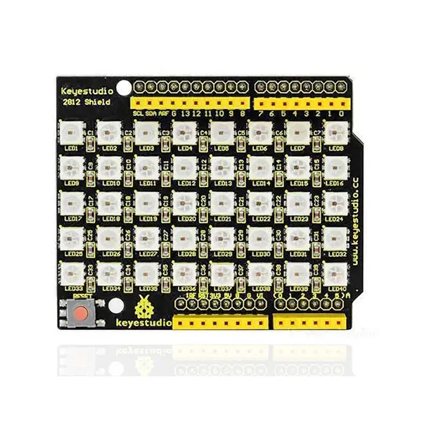 40 LED WS2812 RGB Matrix Shield for Arduino - Image 3