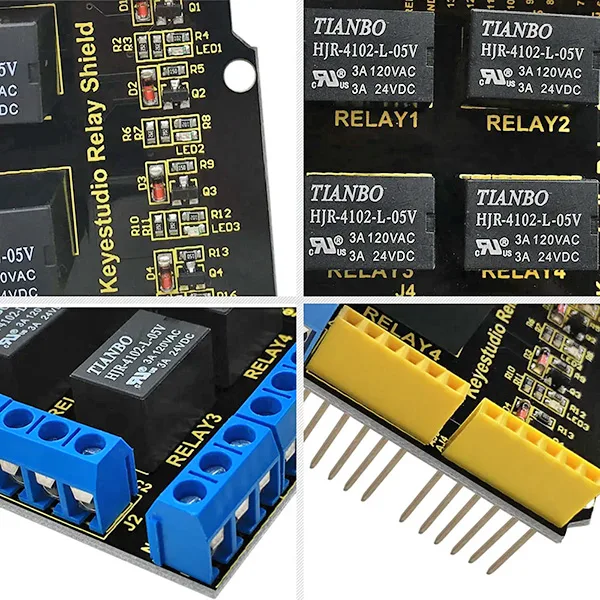 4-Relay Shield for Arduino - Image 5