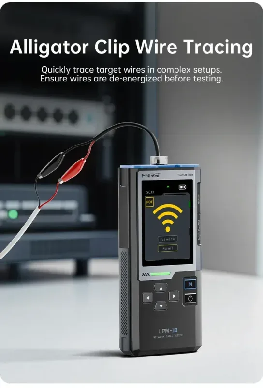 Network Cable Tester โ multifunction PoE, NCV and cable tracing meter - Image 3