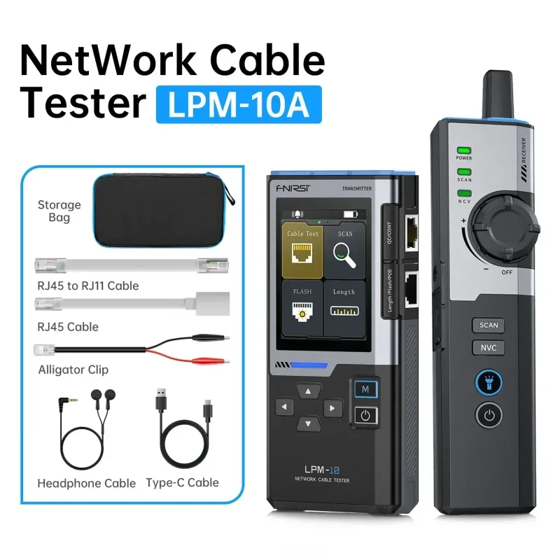 Network Cable Tester โ multifunction PoE, NCV and cable tracing meter - Image 14
