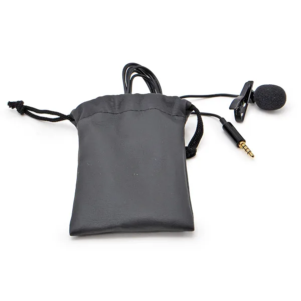 Lavalier Condenser Microphone with 3.5mm Jack, Shielded Cable and Detachable Clip - Image 3