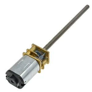 N20 6Vdc 100RPM micro gearmotor with M4 shaft and metal gearbox