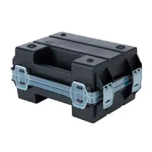 Black Small Parts Case 195x145x95 mm - 6 compartments