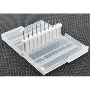 Set of 10 PCB drill bits 1.3 mm