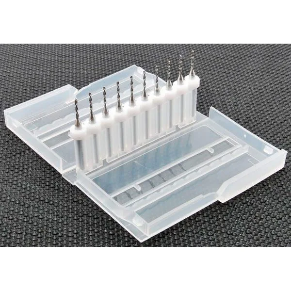Set of 10 PCB drill bits 1.3 mm - Image 1