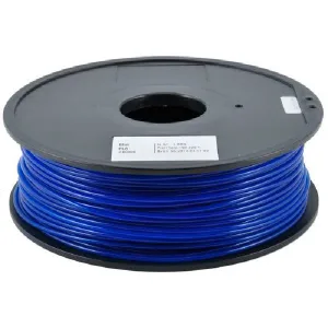 Blue PLA on a spool for 3D printers – 1 kg – 3 mm