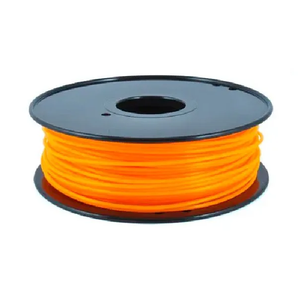 Fluorescent orange PLA 3 mm - 1 kg - Image 1