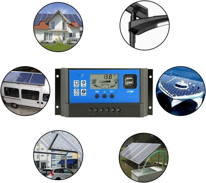 Solar Charge Controller 50 A with USB Outputs - Image 6