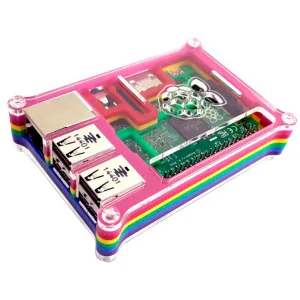Multicolour Layered Case for Raspberry Pi 2 and 3 Model B / B+