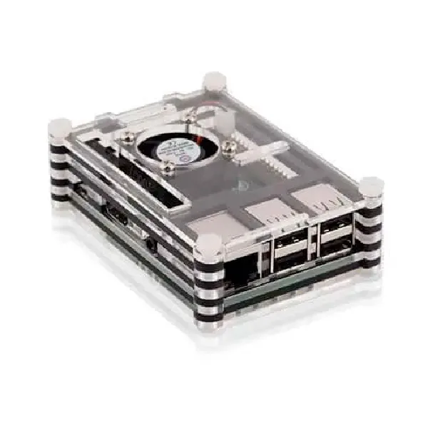 Clear case with fan for Raspberry Pi - Image 1