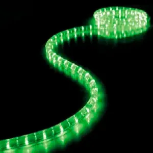 Green rope light - 5 metres