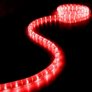 Red LED Rope Light - 5 Metres