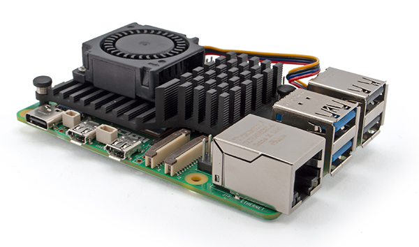 Heatsink with fan for Raspberry Pi 5