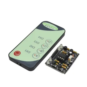 4-channel IR receiver with remote control