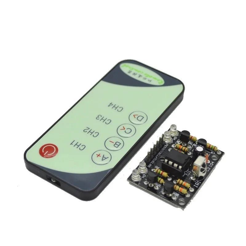 4-channel IR receiver with remote control - Image 1