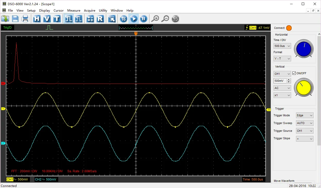 4-Channel 70 MHz USB PC Oscilloscope with Arbitrary Waveform Generator - Image 3