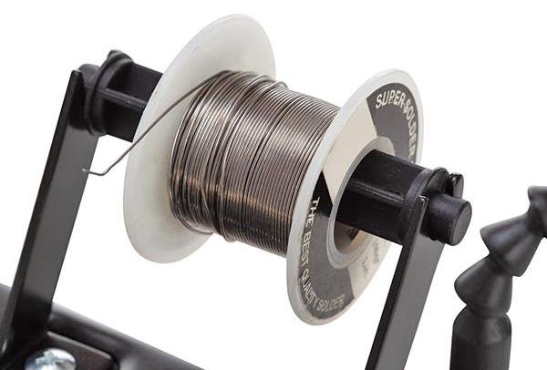 Solder spool holder