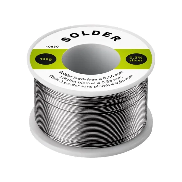 Solder wire Sn Cu Ag 100 g - 0.56 mm - Image 1