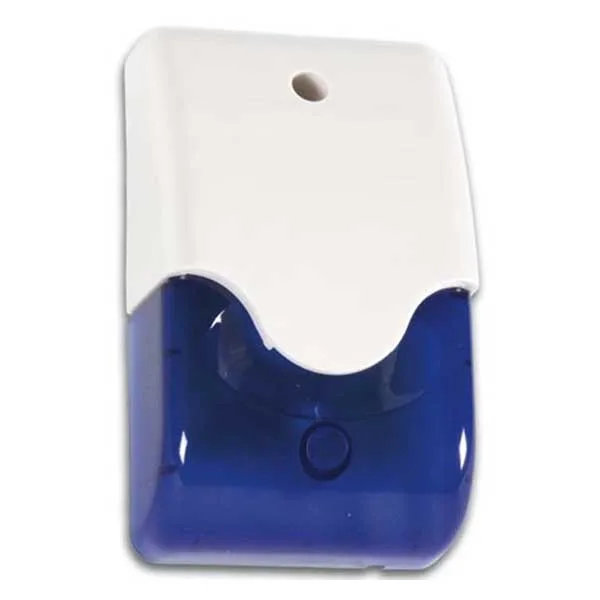Alarm siren with blue strobe light - Image 1