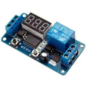 999-second timer with display - assembled