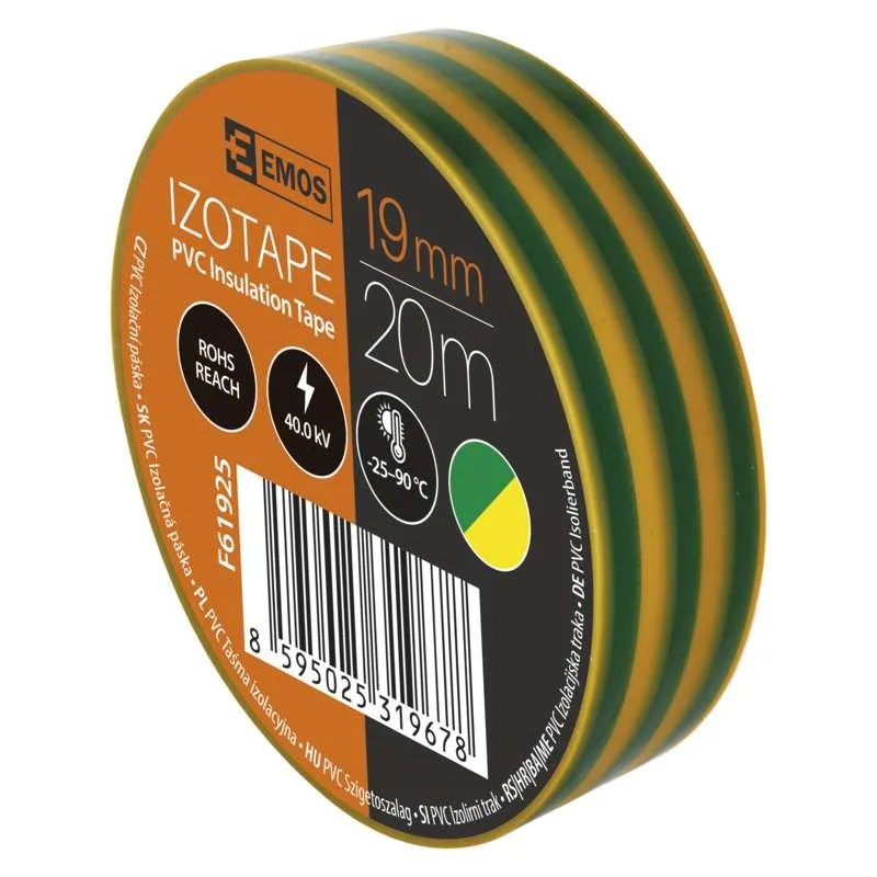 Set of 10 Rolls of Insulating Tape 20 meters - 19 mm - Image 4