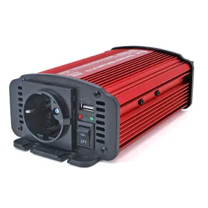 Inverter 12VDC/230VAC - 300W with USB Port