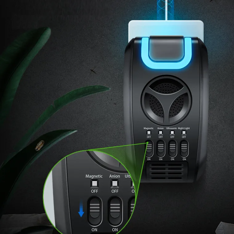 Ultrasonic Pest Repeller with Ioniser and Night Light - 220 VAC - Image 3