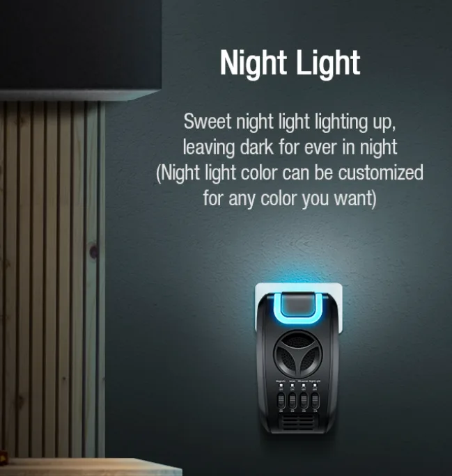 Ultrasonic Pest Repeller with Ioniser and Night Light - 220 VAC - Image 6