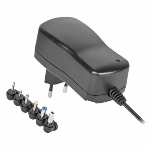 Switching Power Supply 3-12 V - 18 W - 6 Interchangeable Plugs