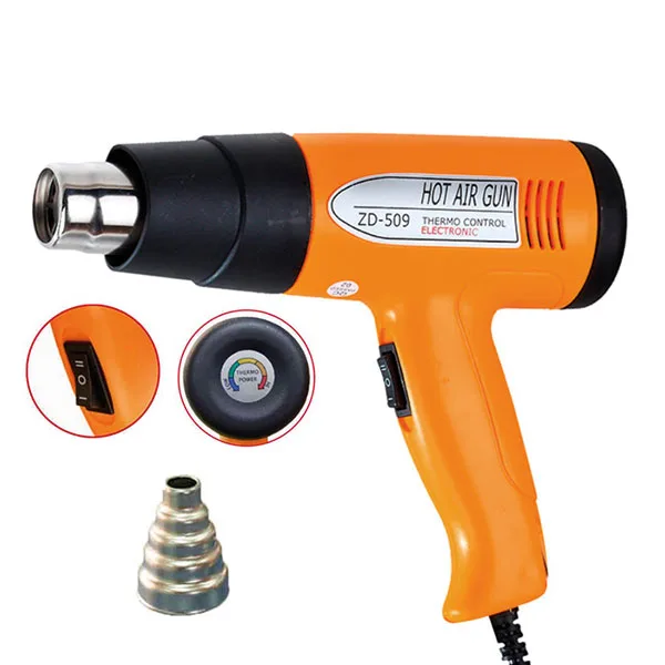 1500W heat gun with adjustable temperature - Image 4