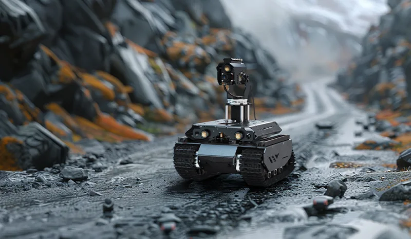 Off-Road Tracked Robot with Dual ESP32 & Raspberry Pi 5 Controller - Image 13