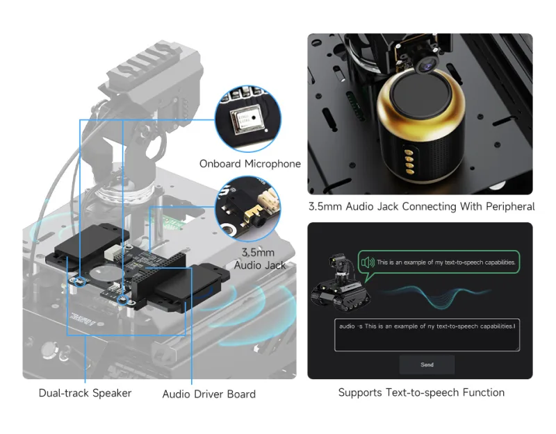 Off-Road Tracked Robot with Dual ESP32 & Raspberry Pi 5 Controller - Image 5