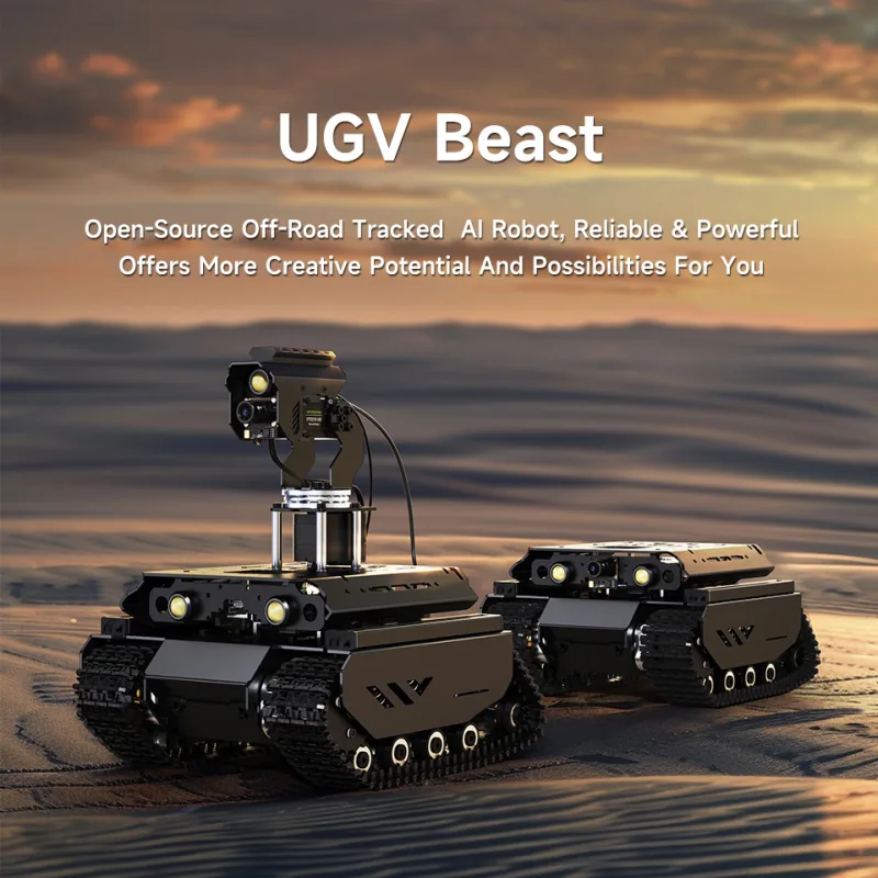 Off-Road Tracked Robot with Dual ESP32 & Raspberry Pi 5 Controller - Image 22