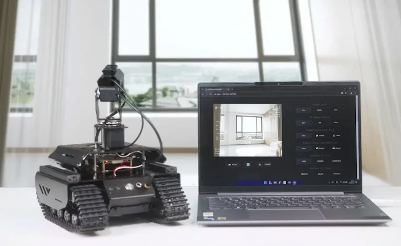 Off-Road Tracked Robot with Dual ESP32 & Raspberry Pi 5 Controller - Image 17